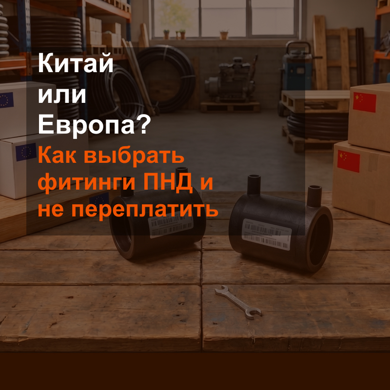 Китай или Европа? Как выбрать фитинги ПНД и не переплатить