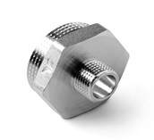 Ниппель латунный 1/2" x 3/4" НР резьбовой переходной