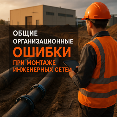 Общие организационные ошибки при монтаже инженерных сетей