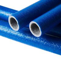 Теплоизоляция для труб 28х6х1000 мм ПЭ Стенофлекс 400 синяя (10 шт.)