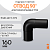 Отвод литой спигот 90 гр Д160 мм SDR11