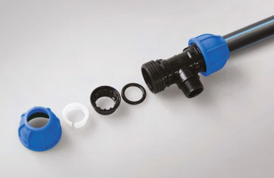 Муфта компрессионная для пнд труб 75