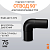 Отвод литой спигот 90 гр Д75 мм SDR11