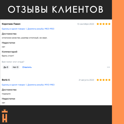 Муфта НР 32 х 1 латунная с резьбой для ПНД труб Tiemme